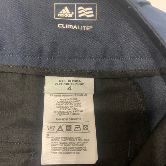 Blue Adidas Climalite Shorts sz-4 - Picture 4 of 4